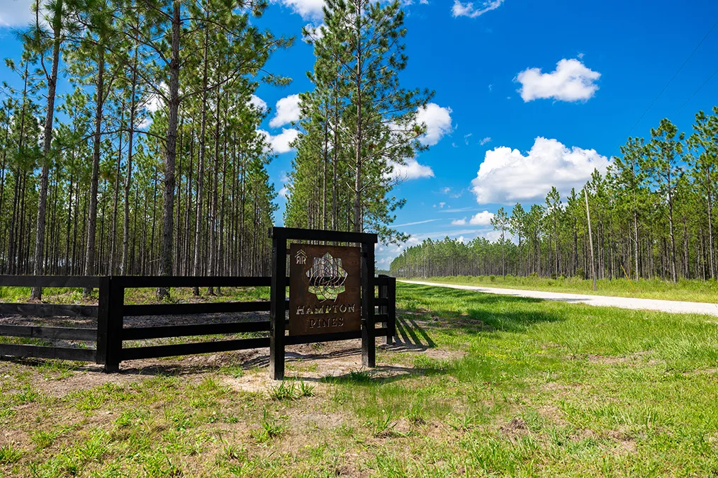 Hampton Pines Sign 2