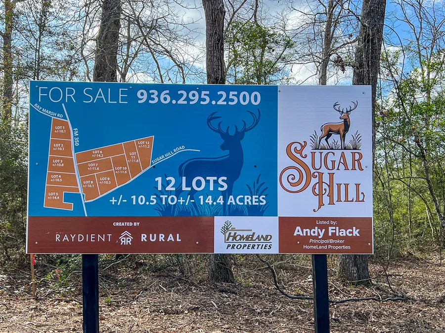 Sugar Hill Sign Lot